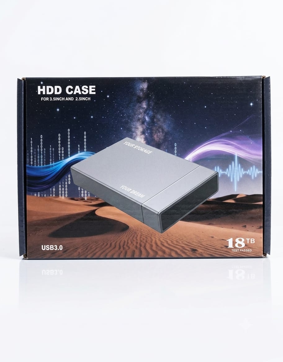 علبة حاوية أقراص صلبة خارجية (HDD Enclosure)